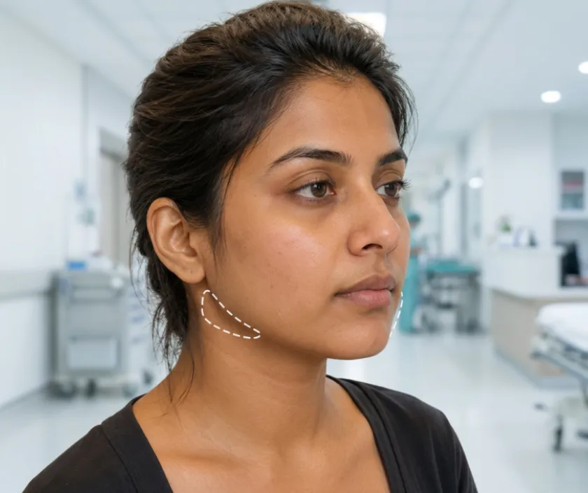 Mandibular Angle Reduction at Elegance Transgender Clinic, Surat