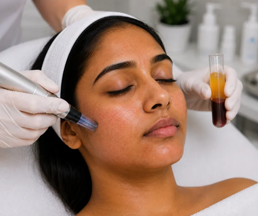 Microneedling with PRP at Elegance Transgender Clinic, Surat