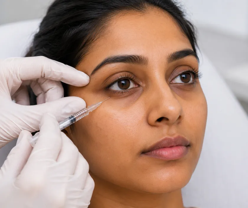 Tear Trough and Under Eye Fillers at Elegance Transgender Clinic, Surat