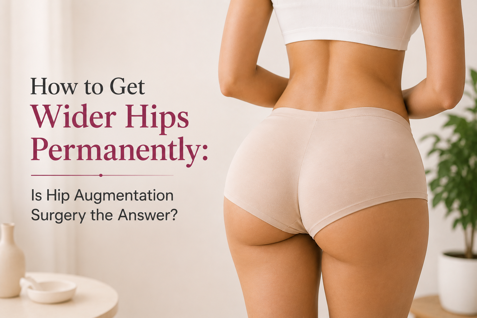 How to Get Wider Hips Permanently: Is Hip Augmentation Surgery the Answer?